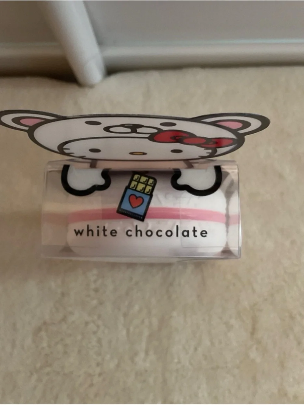 The Crème Shop x Hello Kitty Pink Macaron Lip Balm